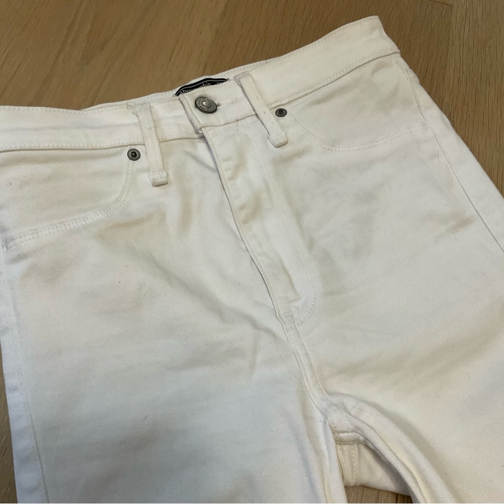 Skinny White Abercrombie & Fitch Jeans